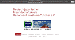 Desktop Screenshot of hannover-hiroshima.de